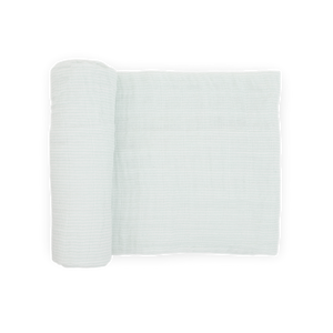 Little Unicorn Cotton Muslin Swaddle in Pale Pinstripes
