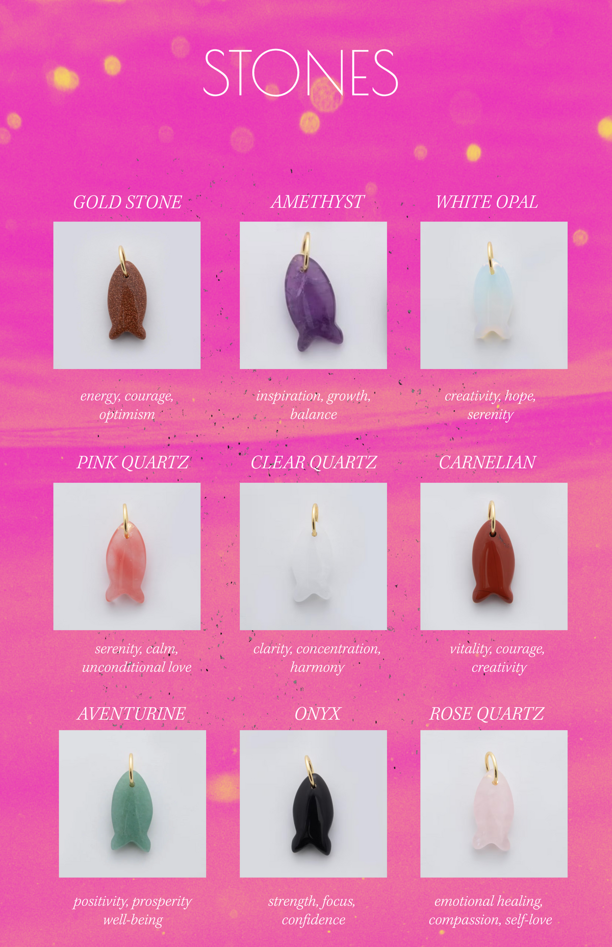 Forever Blythe Signature Fish Pendant Necklaces