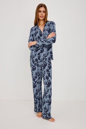 Rails Varra Pajama Set in Midnight Jaguar