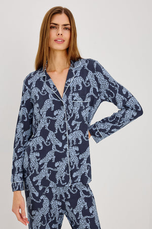 Rails Varra Pajama Set in Midnight Jaguar