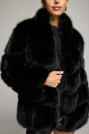 LOUISA FAUX FUR JACKET