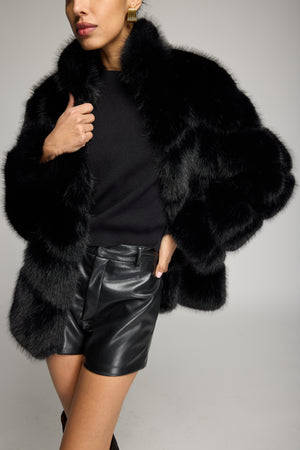 LOUISA FAUX FUR JACKET