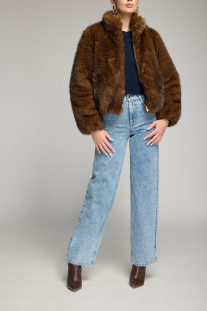 JAMIE FAUX FUR JACKET