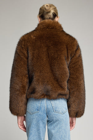 JAMIE FAUX FUR JACKET