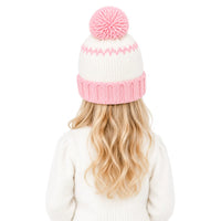 Bits & Bows Bobble Hat in Holiday Wreath