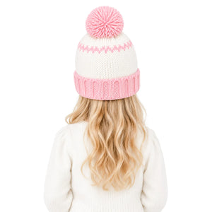 Bits & Bows Bobble Hat in Holiday Wreath