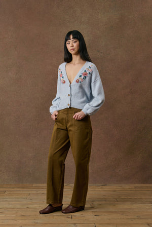 Louise Mischa Lunami Embroidered Cardigan