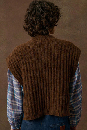 Louise Misha Songia Sweater in Burn Earth