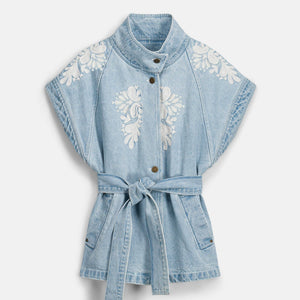 Louise Misha Katja Sleeveless Vest in Bleach