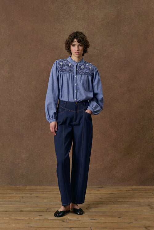 Louise Misha Louise Blouse in Light Blue