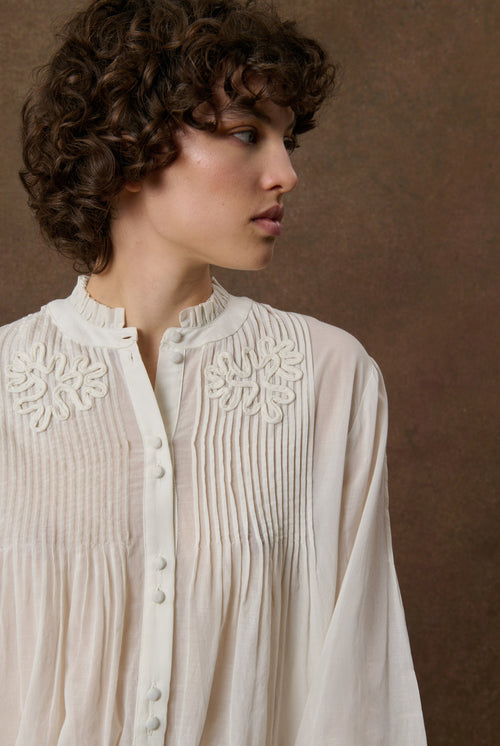 Louise Misha Alicia Blouse in Off White