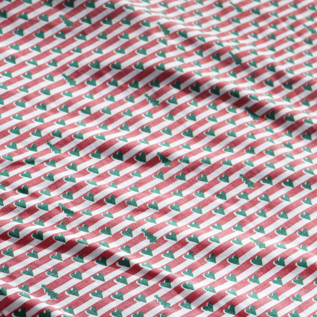 Joy Street Kids Footie in Christmas Tree Stripe