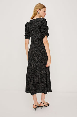 Rails Zariah Dress in Charcoal Mixed Animal