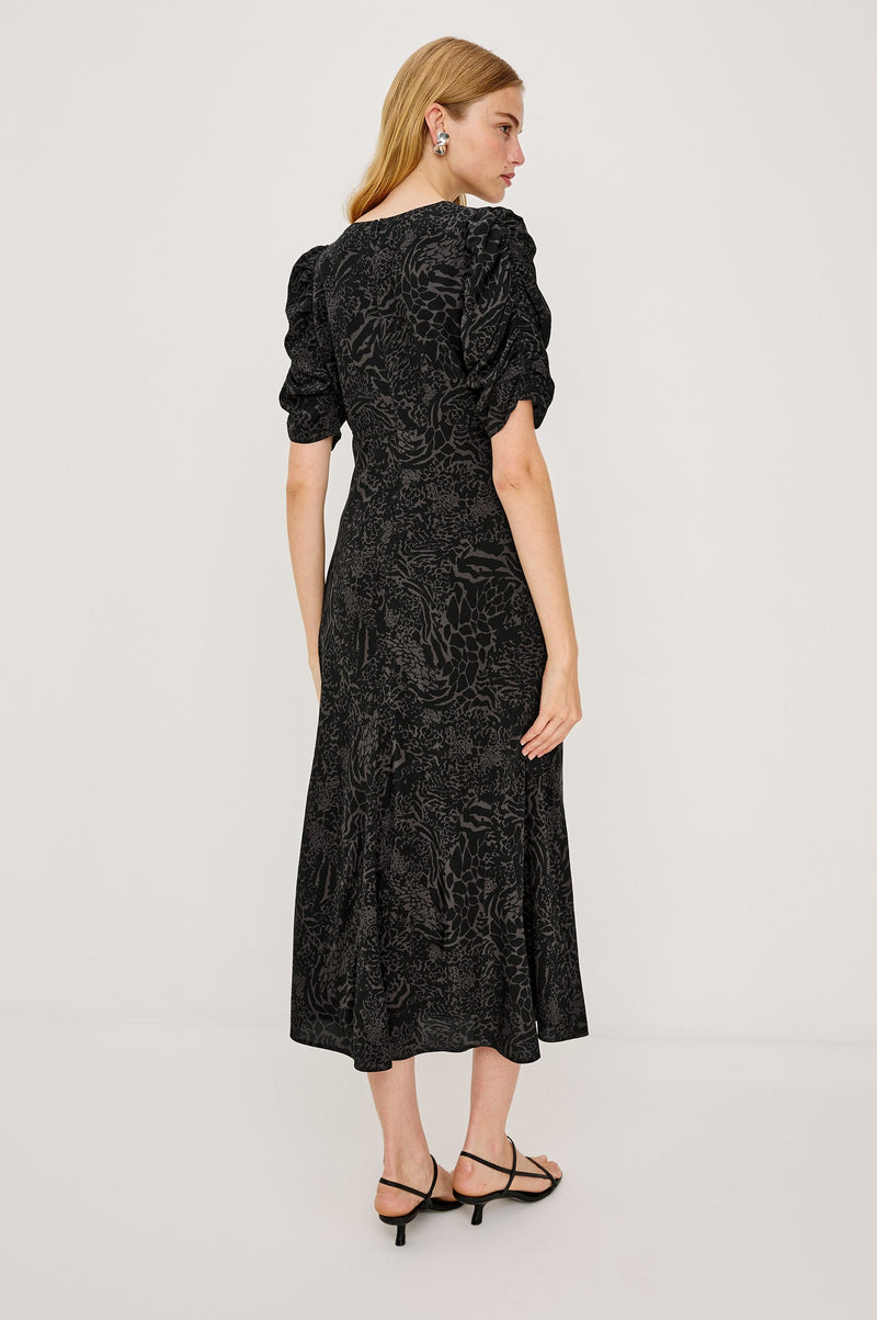 Rails Zariah Dress in Charcoal Mixed Animal