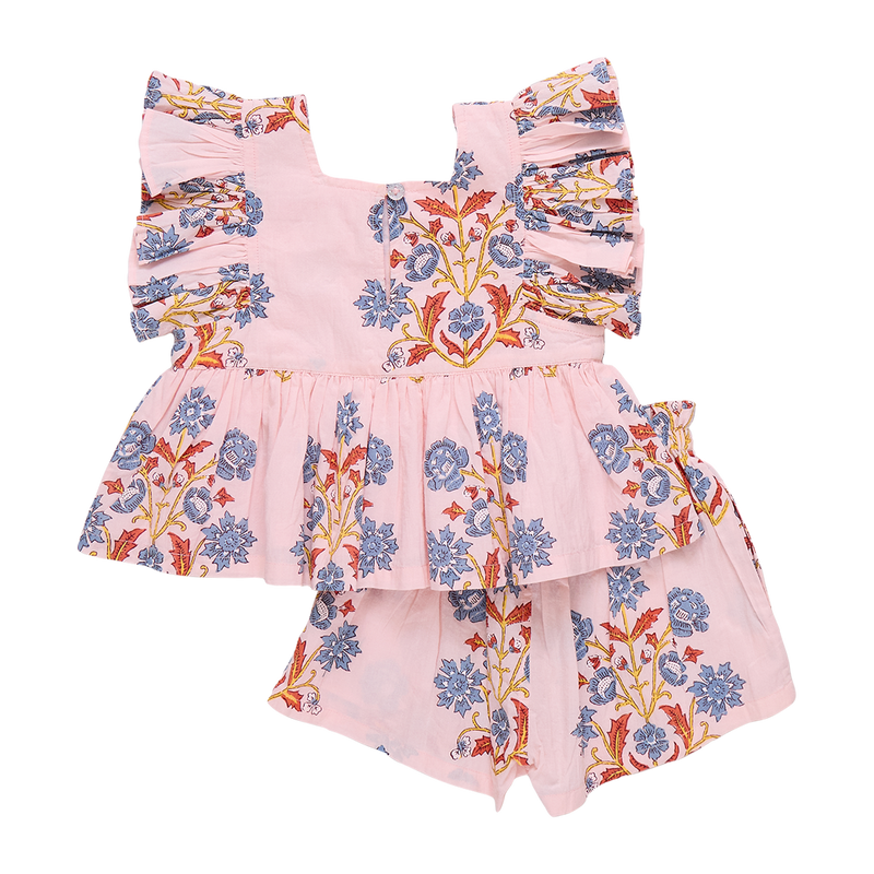 Pink Chicken Elsie 2 Piece Set in Provence Floral Pink