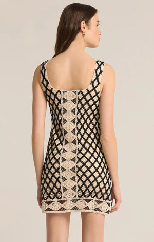 Z Supply Playa Crochet Dress in Black