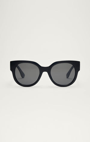 Z Supply Lunch Date Sunglasses in Black/Gray