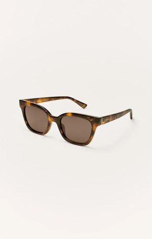 Z Supply High Tide Sunglasses in Brown Tortoise