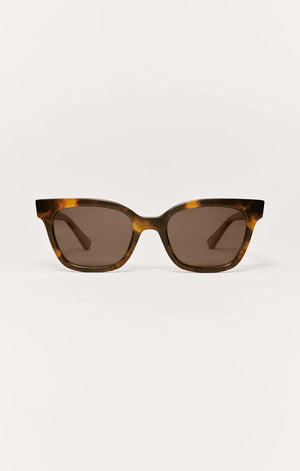Z Supply High Tide Sunglasses in Brown Tortoise
