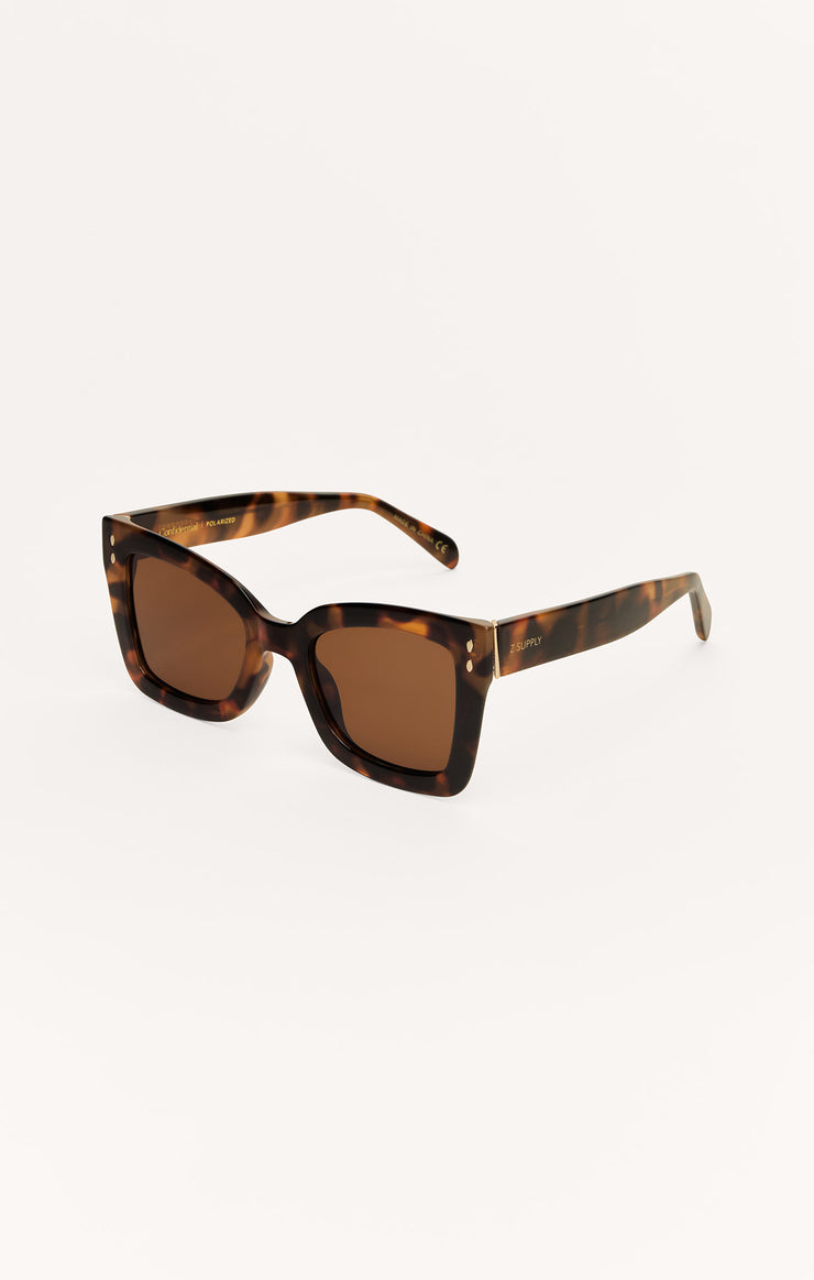 Z Supply Confidential Sunglasses in Brown Tortoise