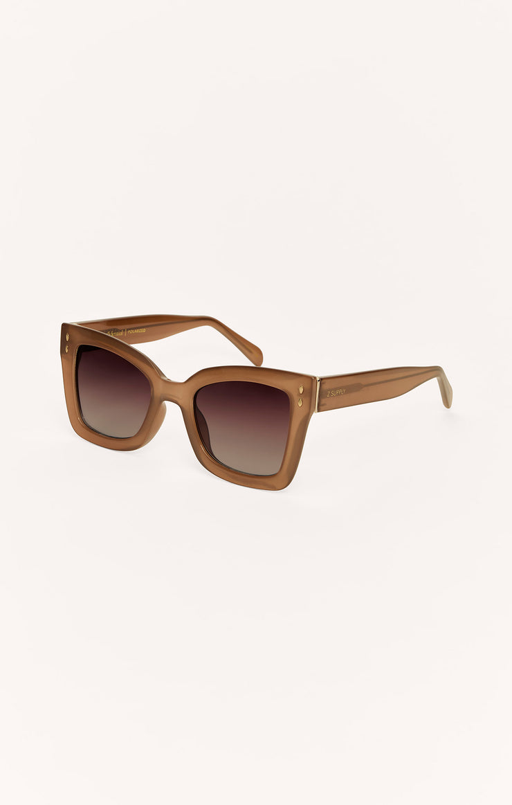 Z Supply Confidential Sunglasses in Taupe Gradient