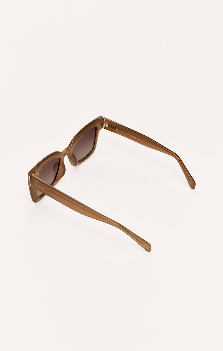 Z Supply Confidential Sunglasses in Taupe Gradient