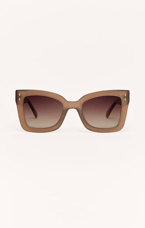 Z Supply Confidential Sunglasses in Taupe Gradient