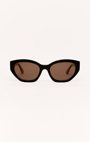 Z Supply Mirage Sunglasses in Black/Brown
