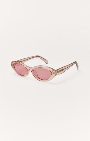 Z SUpply Backstage Sunglasses in Rose Crystal Pink
