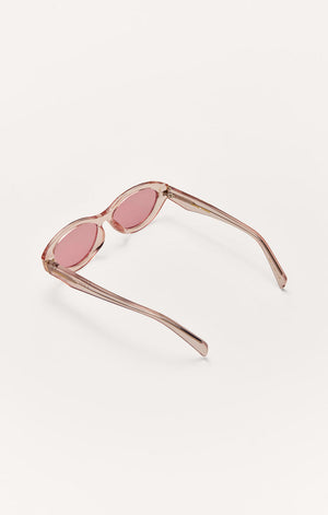 Z SUpply Backstage Sunglasses in Rose Crystal Pink