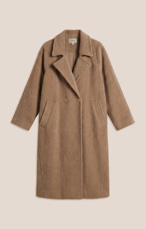 Z Supply Crosby Cocoon Coat in Light Toffee