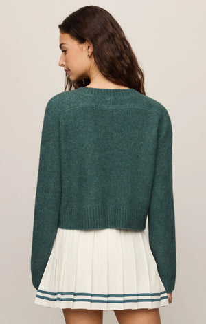 Z Supply Stand in Sweater in Emerald Cove