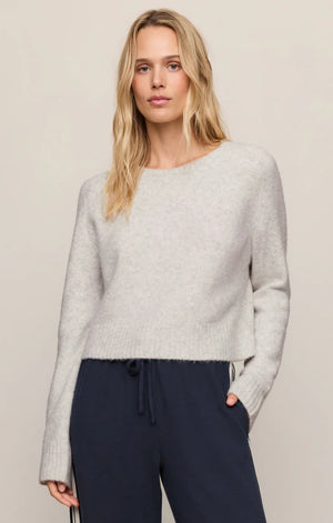 Z Supply Stand in Sweater in Feather Grey