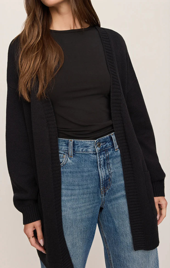 Z Supply Sanborn Cardigan in Black