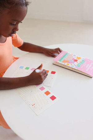 MagicPlaybook - Ice Cream Watercolor Book Portable Art Set for on the Go