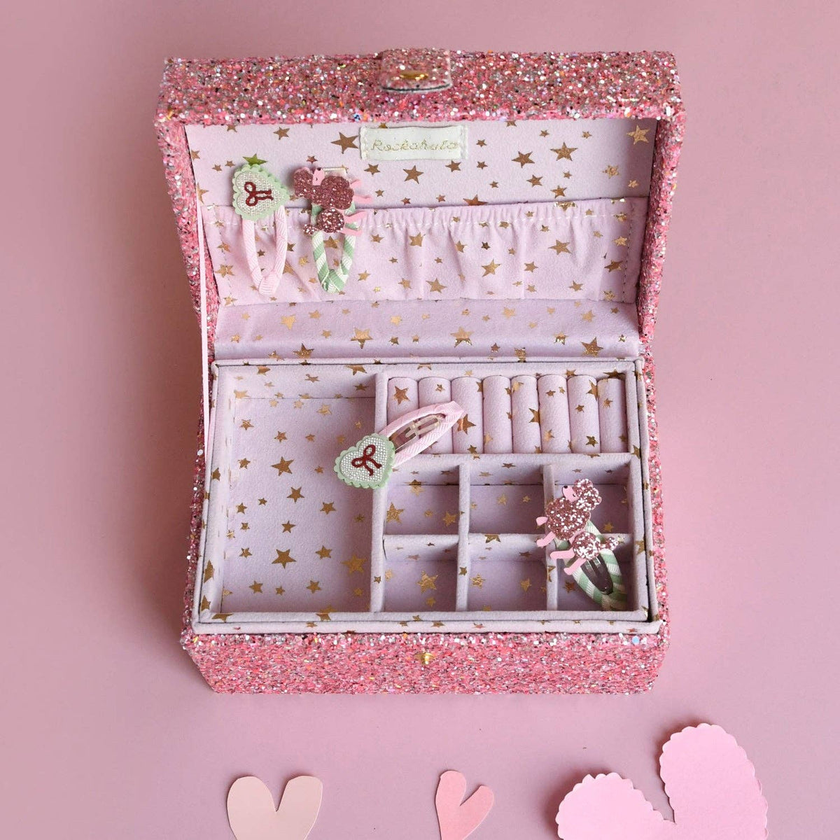 Rockahula Sweet Heart Bow Clips