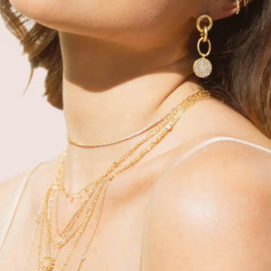 Ettika Adjustable Box Chain Necklace