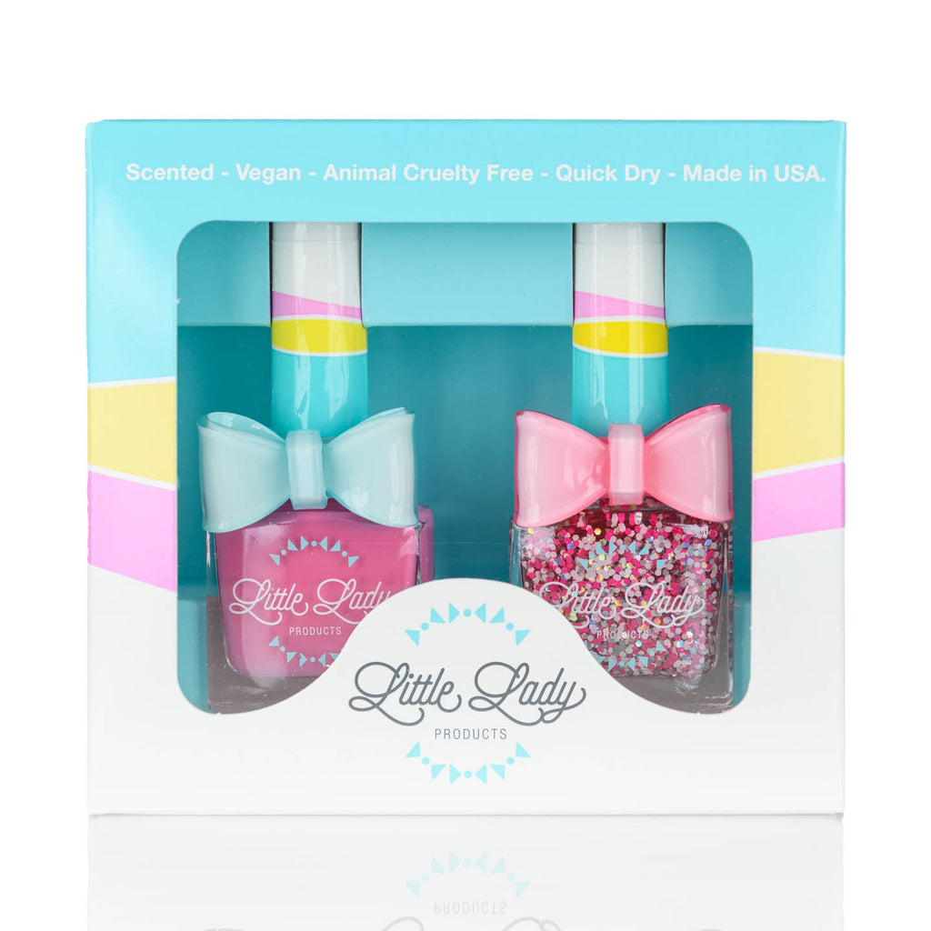 Little Lady Products Nail Polish in Bubblegum Unicorn Duo