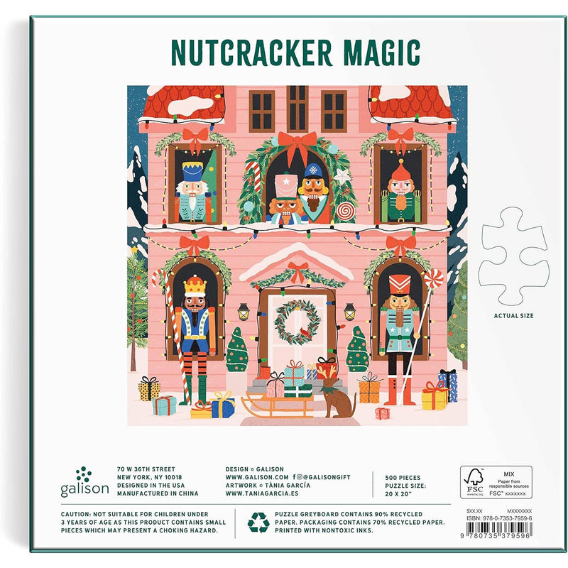 Galison Nutcracker Magic 500 Piece Puzzle
