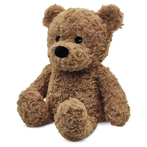 Warmies Brown Curly Bear Stuffed Animal