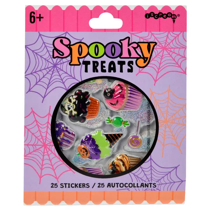 IScream Spooky Treats Stickers