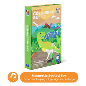 Tiger Tribe Dinosaur Coloring Set