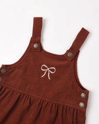 Rylee + Cru Wide Leg Overall in Ruby