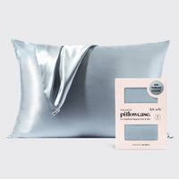 KITSCH Satin Pillowcase Standard in Haze Blue