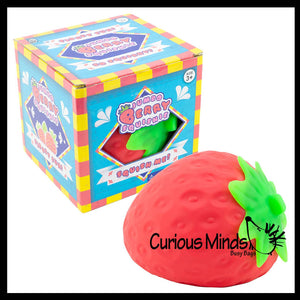 Curious Minds Toys Jumbo Strawberry Stress Ball