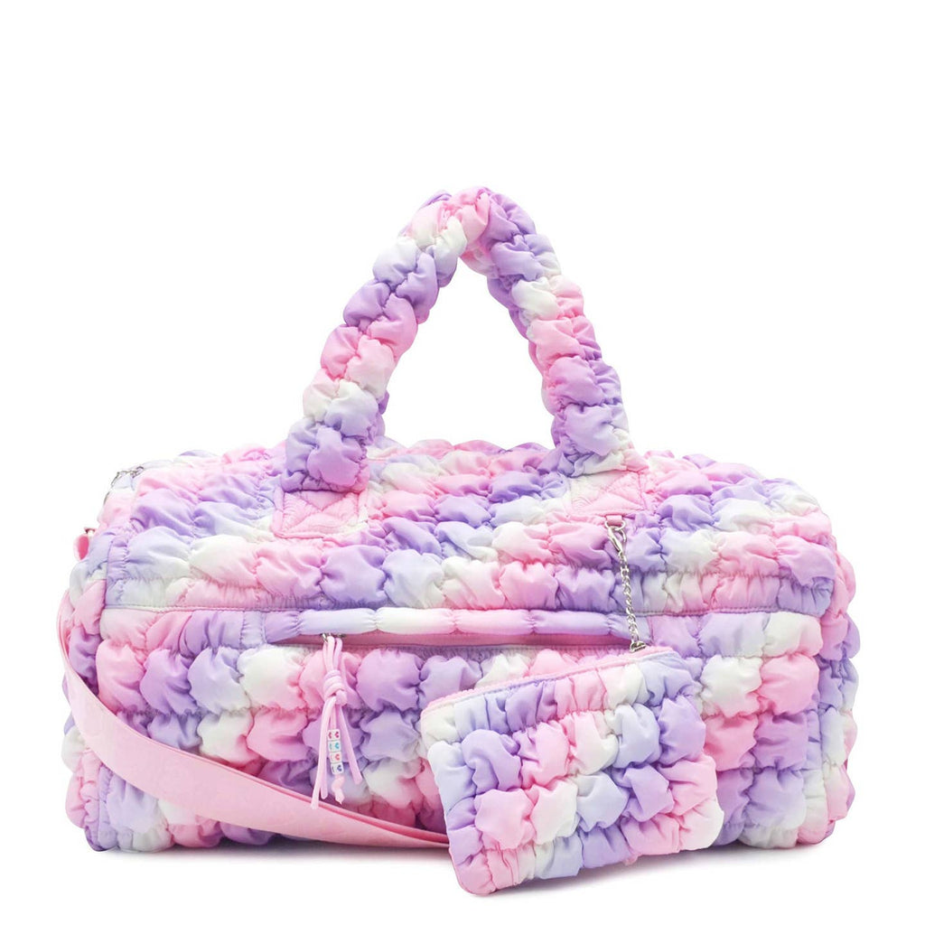 OMG Accessories Quilted Scrunchie Overnight Bag - Multiple Colors!