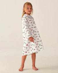 Petite Plume Children's Twill Lola Nightgown in North Pole Chronicles