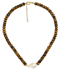 Lisi Lerch Susie Quartz Beaded Necklace with Freshwater Pearl