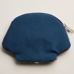 Frem Seashell Beaded Coin Purse with Pearl Accent
