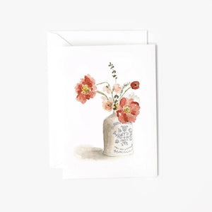 emily lex studio Vintage Bouquet Mini Enclosure Card